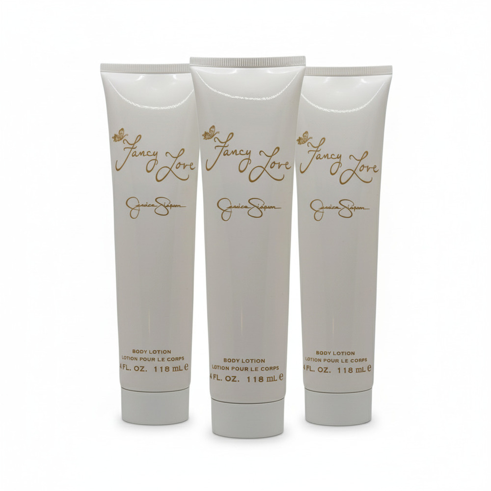 3 Pack Jessica Simpson Fancy Love Body Lotion - 4oz/118ml *New without Box*